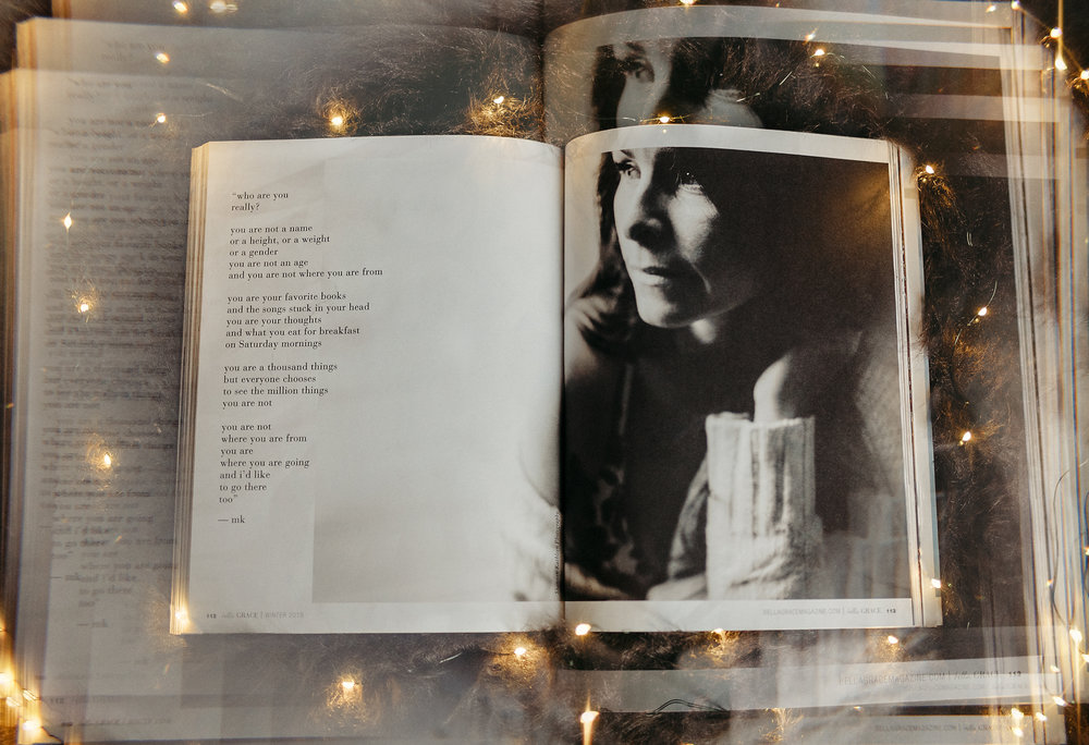 Published in Bella Grace Magazine, Issue 18 - A self portrait of mine published inside! Read more about it HERE